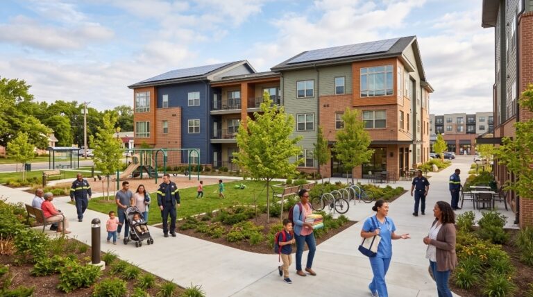 Workforce housing refers to housing options that are affordable to middle-income workers